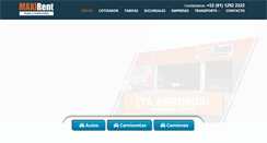 Desktop Screenshot of maxirent.com.mx